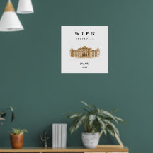 Personalized Vienna Belvedere | Name & Year