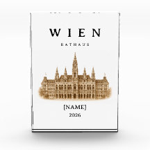 Personalized Vienna City Hall | Name & Year