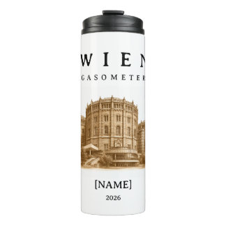 Personalized Vienna Gasometer | Name & Year Thermal Tumbler