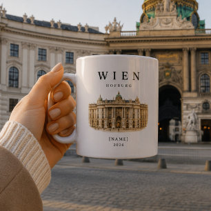 Personalized Vienna Hofburg Mug Name & Year