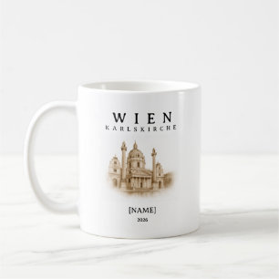 Personalized Vienna Karlskirche Mug Name & Yes