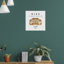 Personalized Vienna Museumsquartier | Name & Year