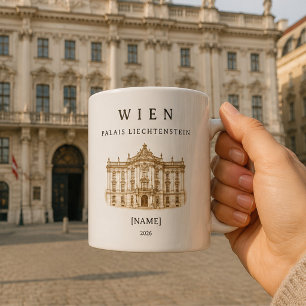 Personalized Vienna Palais Liechtenstein Coffee Mug