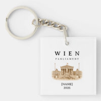 Personalized Vienna Parliament | Name & Year