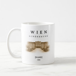Personalized Vienna Schoenbrunn Name & Year Coffee Mug