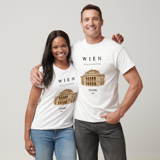 Personalized Vienna State Opera | Name & Year T-Shirt (Unisex)