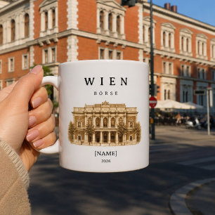 Personalized Vienna Stock Exchange Mug Name & Ye