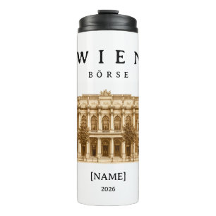 Personalized Vienna Stock Exchange Name & Year Thermal Tumbler