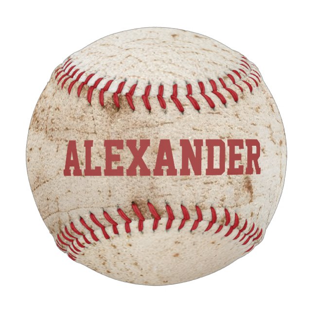 Personalized Vintage Baseball (Front)