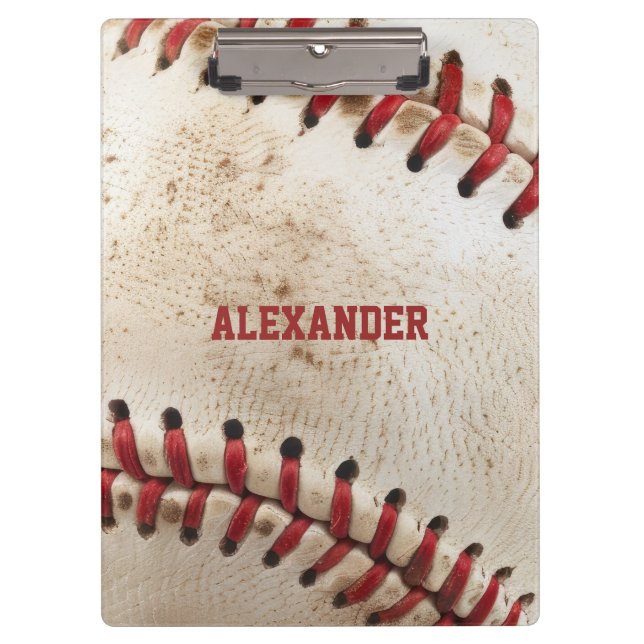 Personalized Vintage Baseball Clipboard (Front)