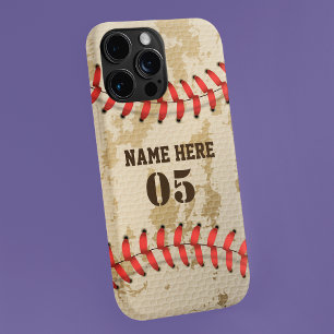 Personalized Vintage Baseball Name Number Retro iPhone 11Pro Case