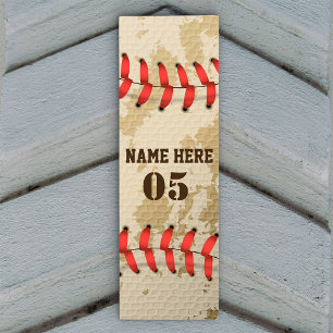 Personalized Vintage Baseball Name Number Retro Yoga Mat