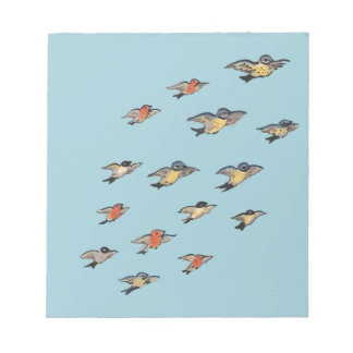 Personalized | Vintage Bird Design Notepad