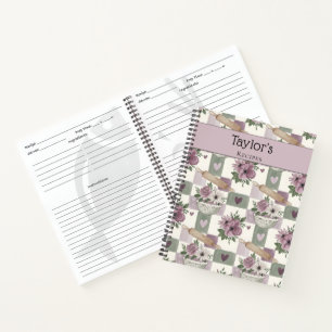 Personalized Vintage Recipe Book Keepsake Recipe