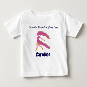 Personalized Virgo “Virtually Perfect” Toddler Art Baby T-Shirt