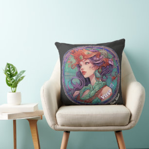 Personalized Virgo Zodiac  Cushion