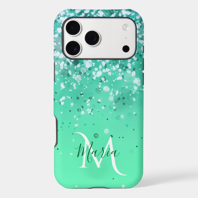 Personalized Vivid Mint Green iPhone 17 Pro Max To (Back)