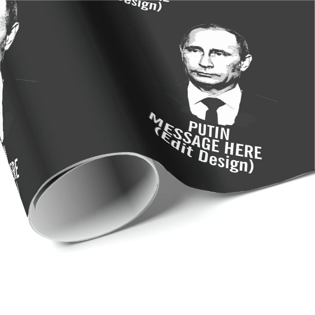 PERSONALIZED VLADIMIR PUTIN WRAPPING PAPER (Roll Corner)