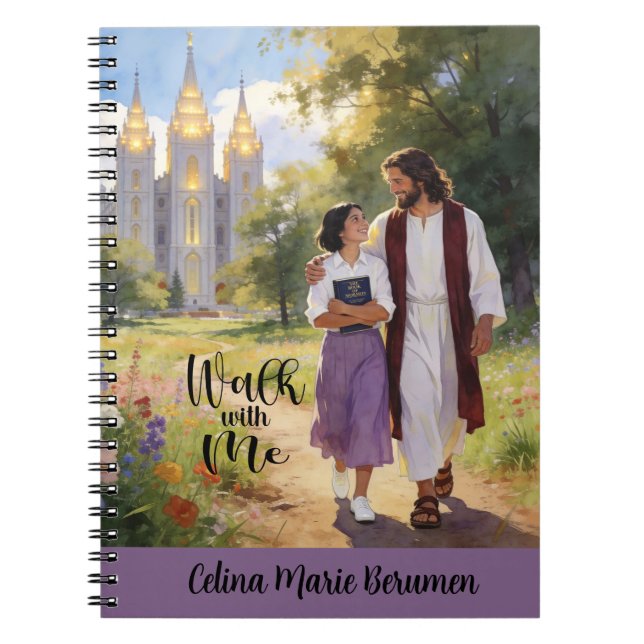 Personalized Walk with Me Christian LDS Journal (Front)