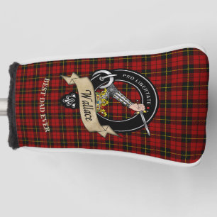 Personalized Wallace Clan Badge & Tartan Golf Head Cover