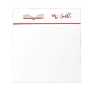 PERSONALIZED WATERCOLOR BOOK notepad