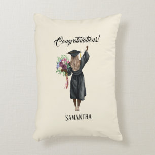 Personalized Watercolor Graduation (7) Decorative Cushion