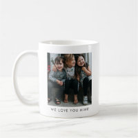 Personalized We Love You MIMI Grandma Photo Simple