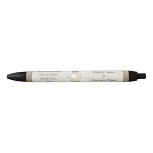 Personalized Wedding Favors in Bulk, Wedding Black Ink Pen