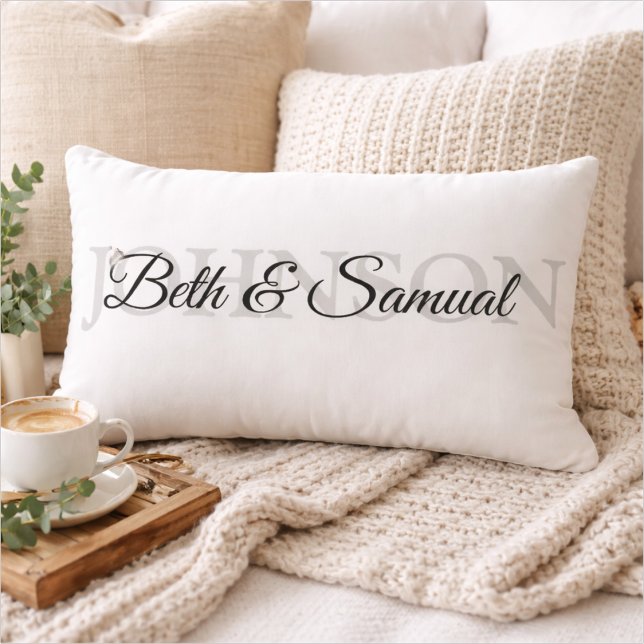 Personalized Wedding Gift for Couple Lumbar Cushion (Creator Uploaded)