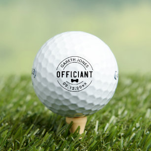 Personalized Wedding Gift Officiant Callaway Golf Balls