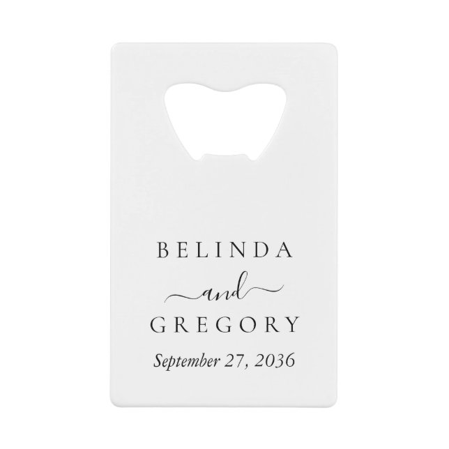 Personalized Wedding Gifts Black White  (Front)