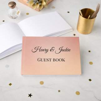 Personalized Wedding Guest Book