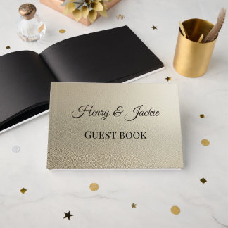 Personalized Wedding Guest Book