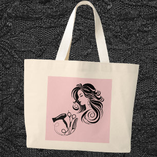 Personalized Wedding Hair Stylist Tote Bag