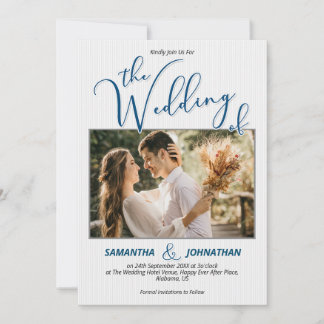 Personalized Wedding Invitation