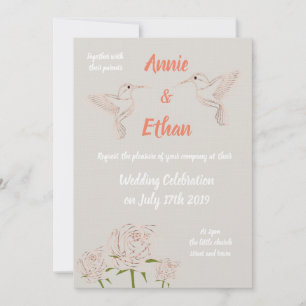 Personalized wedding invitation