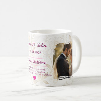 Personalized Wedding Mug  | Custom Couple 