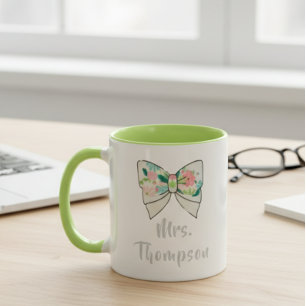 Personalized wedding mugs - custom bridal party 