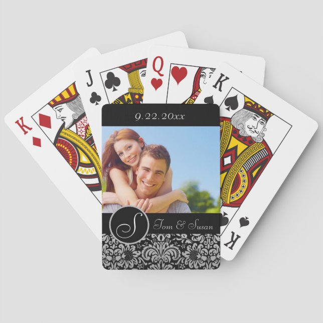 Personalized Wedding Playing Cards (Back)