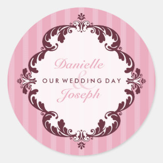 PERSONALIZED WEDDING SEAL :: flourish deluxe 2