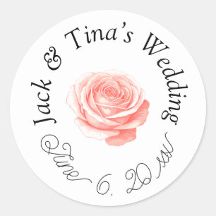 Personalized wedding stickers 