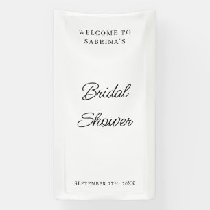 Personalized Wedding Welcome Bridal Shower Engaged Banner