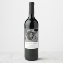 Personalized Wedding Wine Label 