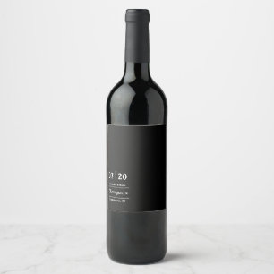 Personalized Wedding Wine Label
