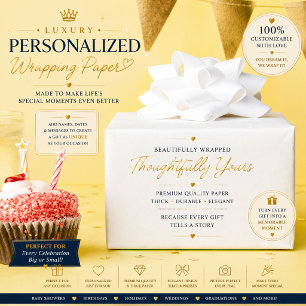 Personalized Wedding Wrapping Paper