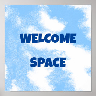personalized Welcome Space Poster