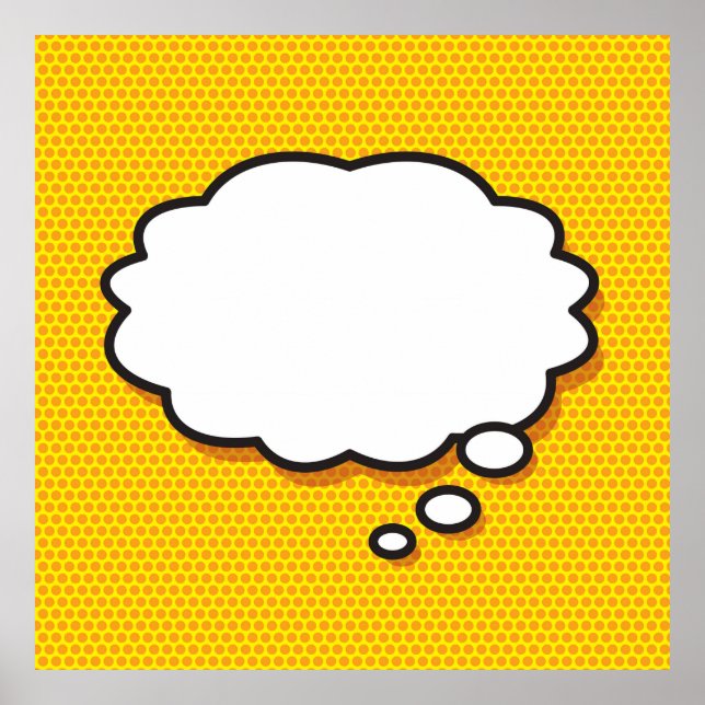 Personalized What I'm Thinking Poster (Front)