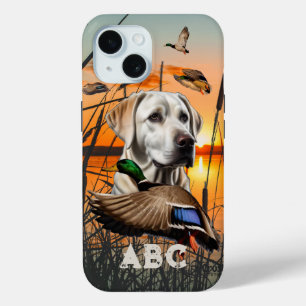 Personalized White Labrador Retriever iPhone 15 Case