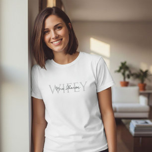 Personalized Wife T-shirt Custom Last Name Shirt