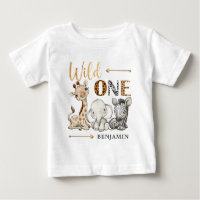 Personalized WILD ONE Safari First Birthday